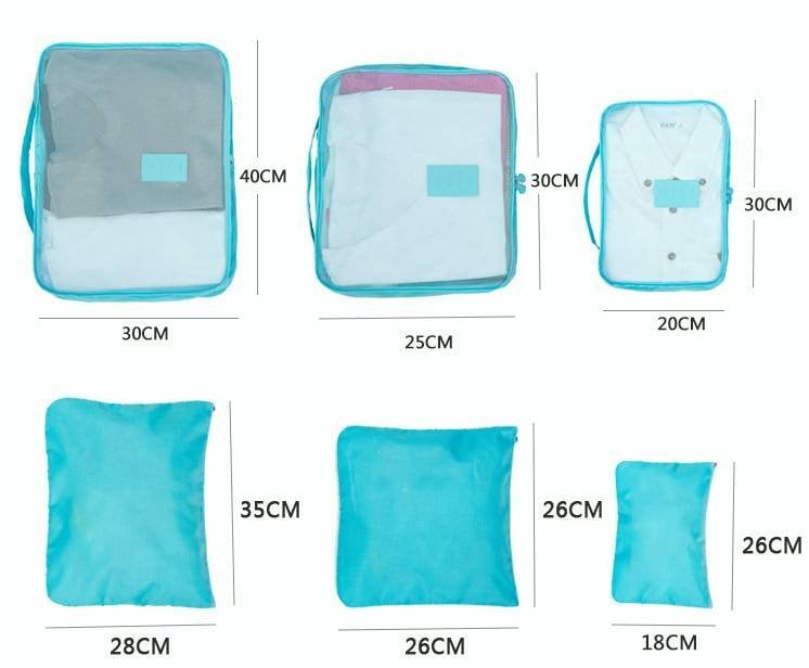 ✈6 pieces portable luggage packing cubes🧳-SLOOSELYK