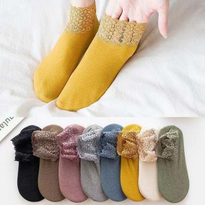 (🎅EARLY CHRISTMAS SALE - 48% OFF) New Fashion Lace Warmer Socks(One size fit all)-SLOOSELYK