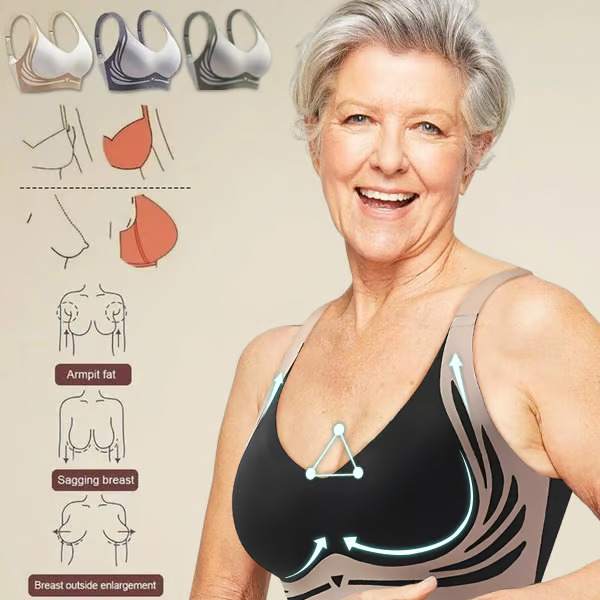 🔥Clearance Sale Buy 1 Get 3 Packs🎁Super gather bra | Wireless Push-up Bra👍No more sagging breasts