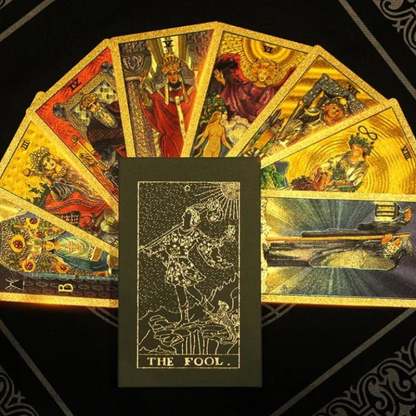 Explore the Mystical World of Tarot Gold Foil Tarot-SLOOSELYK