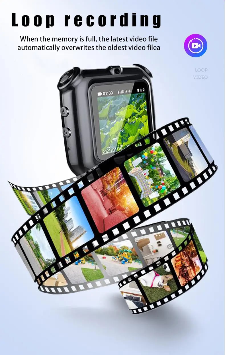 1080p High Definition ImageIntelligent Audio Recording Recorder