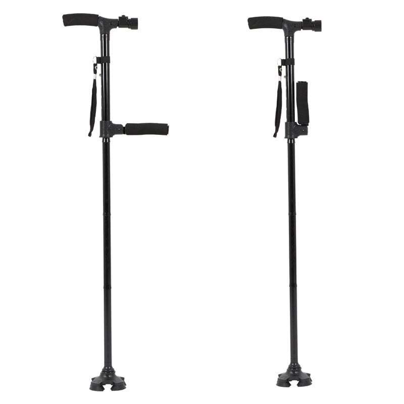 HOT SALE -Aluminum alloy with LED light non-slip foldable walking stick-SLOOSELYK
