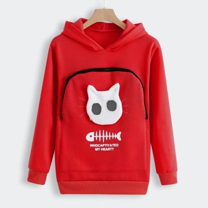 Cat Lovers Hoodie Cuddle Pouch-SLOOSELYK