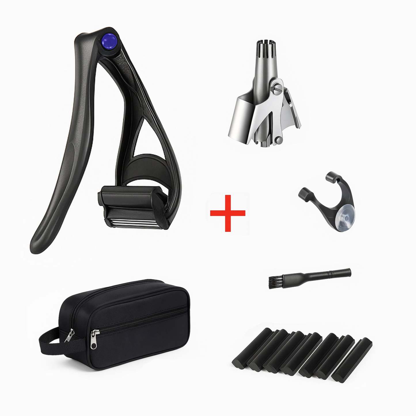The Original Men’s Back & Body Shaver – Pain-Free Wet/Dry Grooming with Extra-Long Foldable Handle