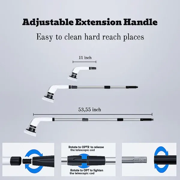 9-in-1 Cordless Electric Cleaning Brush