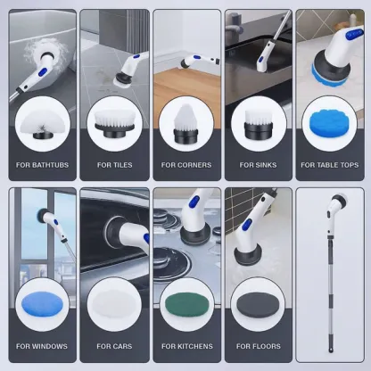 9-in-1 Cordless Electric Cleaning Brush