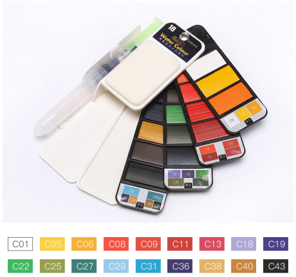 🎅Early Christmas Sale-49% OFF🎁Handy Watercolor Travel Kit-SLOOSELYK