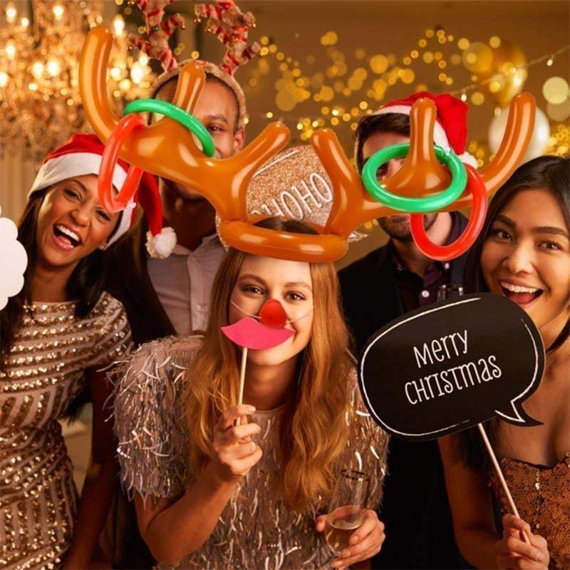 🌲CHRISTMAS SALE NOW-48% OFF🌲Christmas Reindeer Ring Toss Game-SLOOSELYK