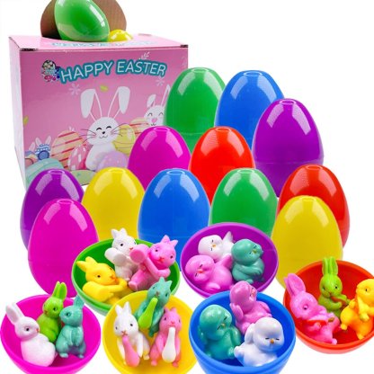 🐰 🐣12 Prefilled Easter Eggs With Pull Back Cars🚚-SLOOSELYK