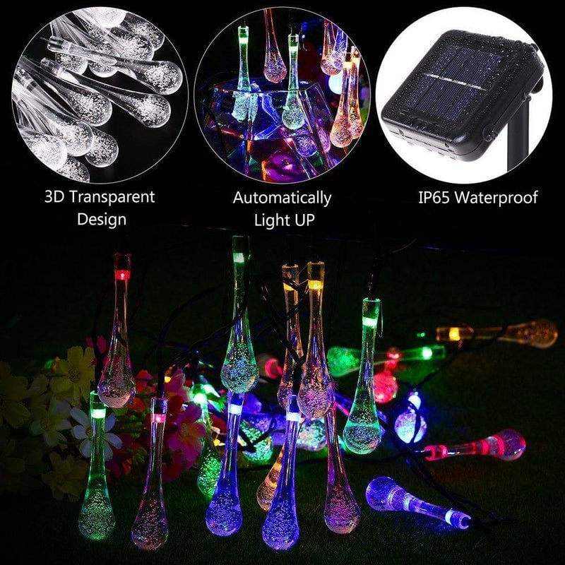 🔥49% OFF🔥Water Drop Solar Lights -BUY 2 FREE SHIPPING-SLOOSELYK