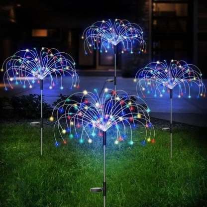 Waterproof  Solar Garden Fireworks Lamp-SLOOSELYK