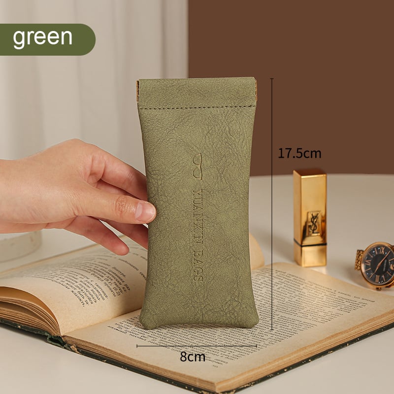 (48% OFF)Snap Closure Leather Organizer Pouch-SLOOSELYK