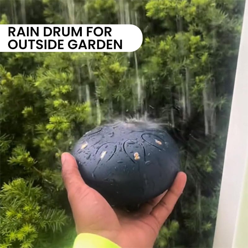 💦Rain Drum for Outside Garden with The Fingerstalls-SLOOSELYK