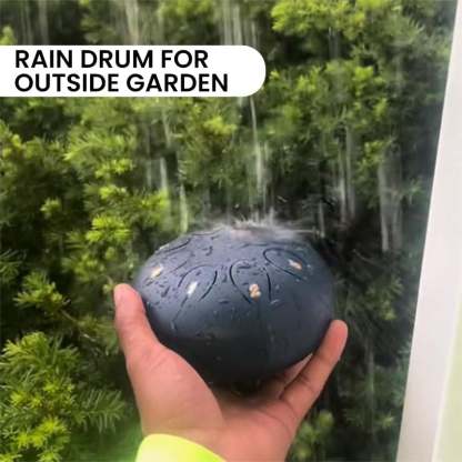 💦Rain Drum for Outside Garden with The Fingerstalls-SLOOSELYK