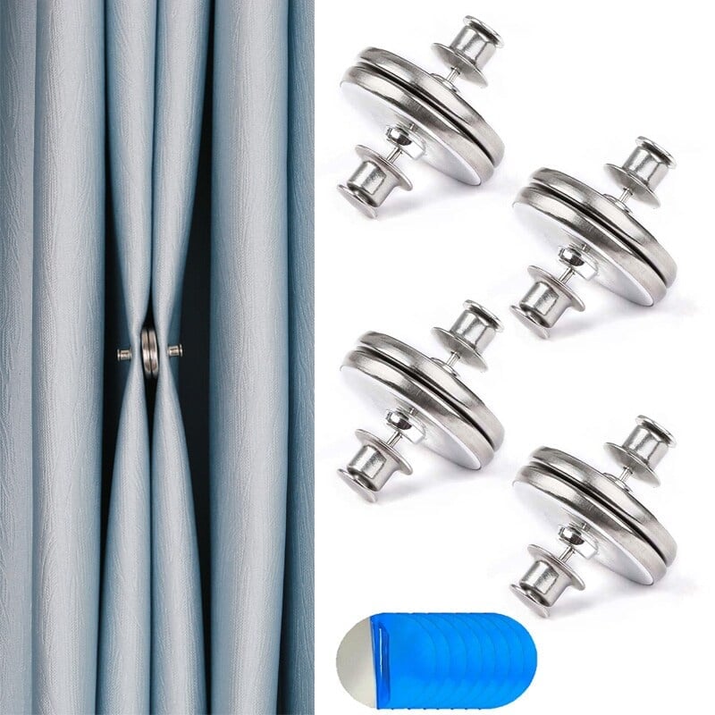 (48% OFF) Magnetic Curtain Clip - 4 PAIR/SET-SLOOSELYK