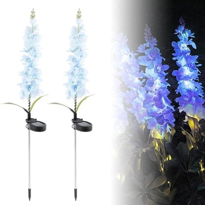 Outdoor Solar Violet Flower Lights-SLOOSELYK