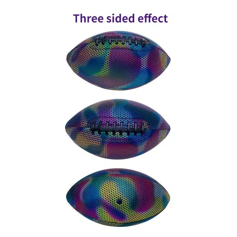 HOLOGRAPHIC GLOWING REFLECTIVE FOOTBALL-SLOOSELYK