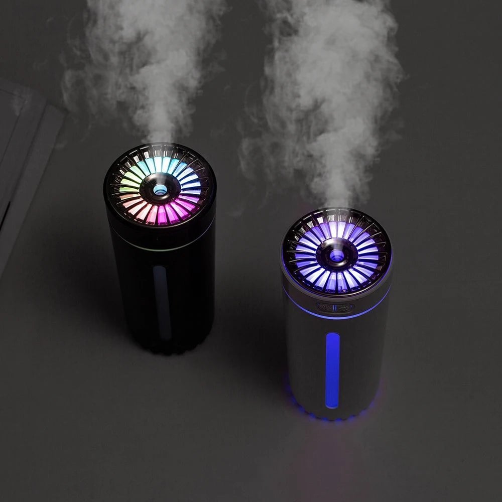 Portable Silent USB Car Diffuser with LED Light💦