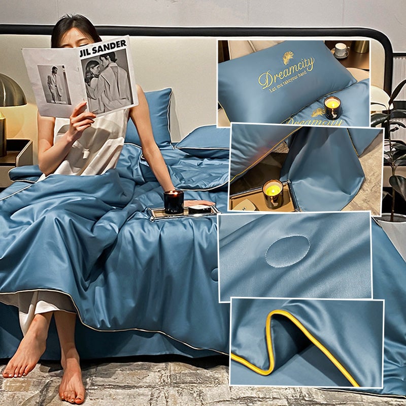 Summer Simple Ice Silk Quilt-SLOOSELYK