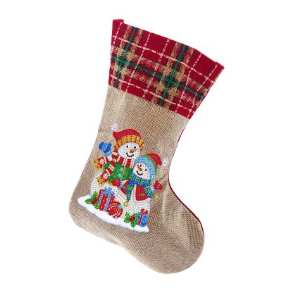 (🎁🔥HOT SALE - 49% OFF) 5D Diamond Painting Xmas Rhinestone Sock Embroidery Mosaic Gift Bag-SLOOSELYK