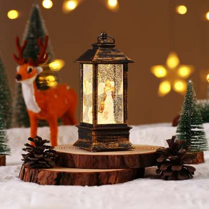 (🌲Early Christmas Sale- SAVE 48% OFF)Snow Globe Christmas Lantern Decorations-SLOOSELYK
