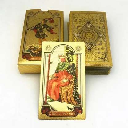 Explore the Mystical World of Tarot Gold Foil Tarot-SLOOSELYK