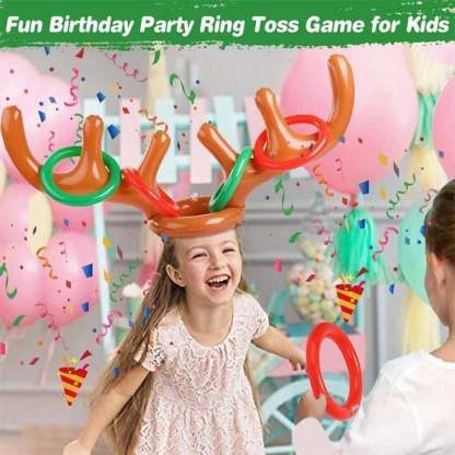 🌲CHRISTMAS SALE NOW-48% OFF🌲Christmas Reindeer Ring Toss Game-SLOOSELYK