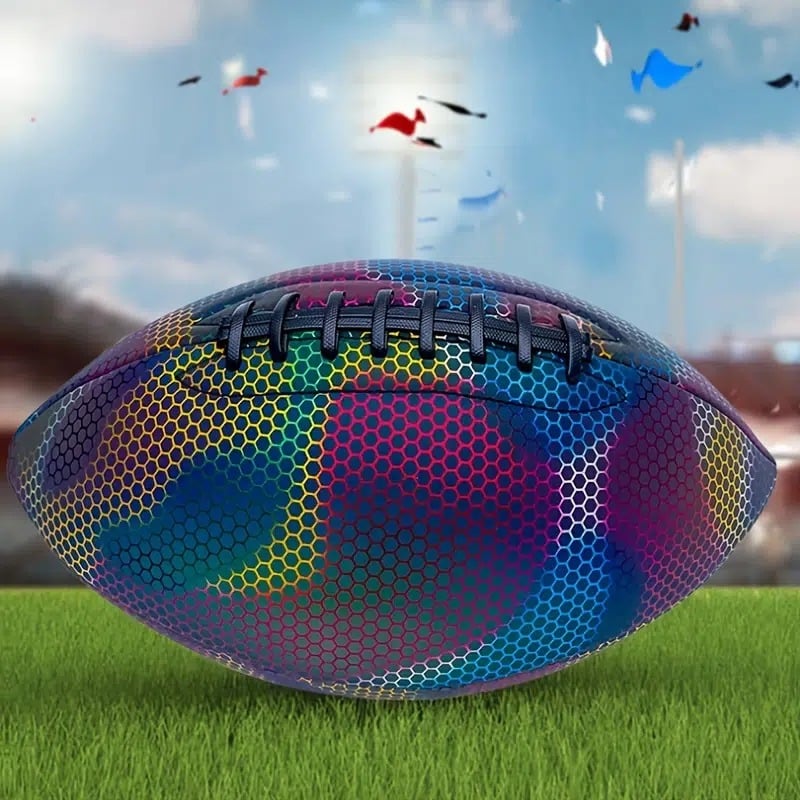 HOLOGRAPHIC GLOWING REFLECTIVE FOOTBALL-SLOOSELYK