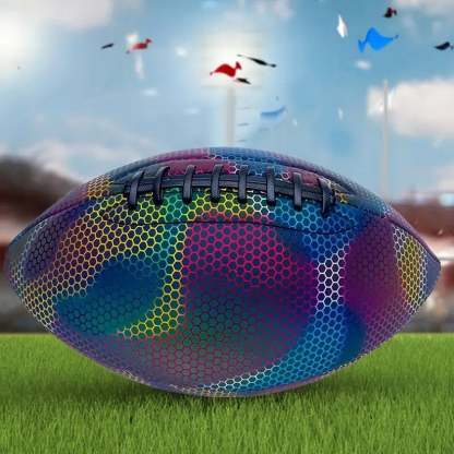 HOLOGRAPHIC GLOWING REFLECTIVE FOOTBALL-SLOOSELYK