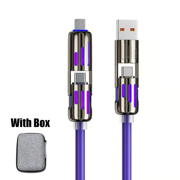 🔥Last Day 49% OFF🔥 4-in-1 USB Charging Cable fast charging MAX 240W (With Box)