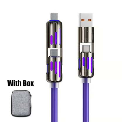 🔥Last Day 49% OFF🔥 4-in-1 USB Charging Cable fast charging MAX 240W (With Box)