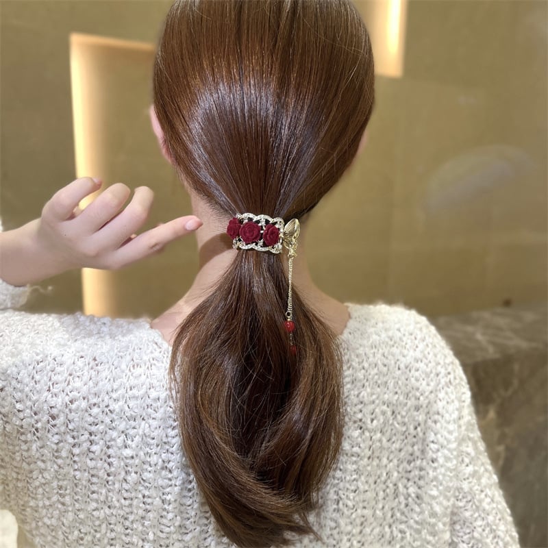 🎅Early Christmas Sale🔥Create a noble elegance - 🌹 Vintage rose hairpins 🌹-SLOOSELYK