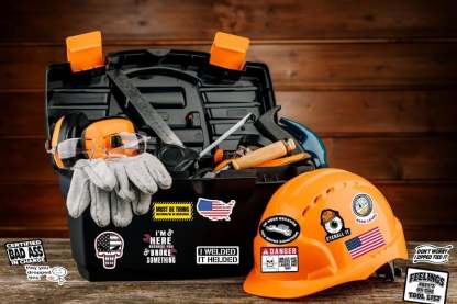 150pcs Hard Hat Stickers Pack(DIRTY) - Perfect for Helmets, Toolboxes..-SLOOSELYK