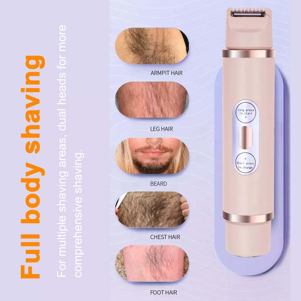 🏆Only £12.99 Last Day Promotion!🎁Comfort 2 in 1 Electric Lady Shaver