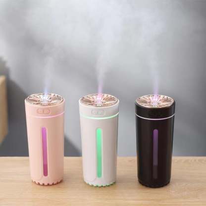 Portable Silent USB Car Diffuser with LED Light💦