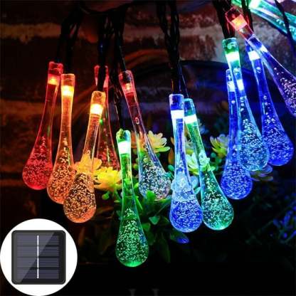 🔥49% OFF🔥Water Drop Solar Lights -BUY 2 FREE SHIPPING-SLOOSELYK