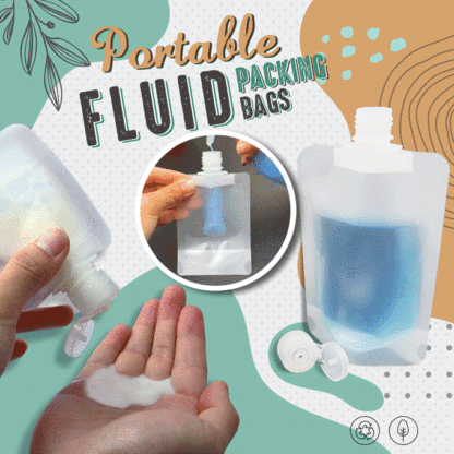 (🌷Summer SALE - 48% OFF) Portable Travel Fluid Makeup Packing Bag(10 Pcs)-SLOOSELYK