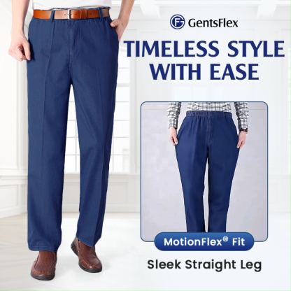 GentsFlex - Flexible Waist Straight Fit Comfort Denim