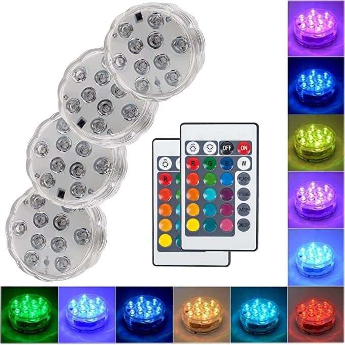 💥49% OFF💥Submersible LED Pool Lights (RF Remote Control )-SLOOSELYK