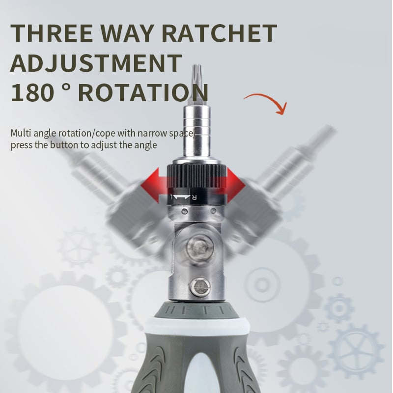 13 In 1 Mini Ratcheting Screwdriver Kit-SLOOSELYK