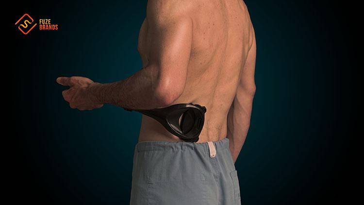 The Original Men’s Back & Body Shaver – Pain-Free Wet/Dry Grooming with Extra-Long Foldable Handle