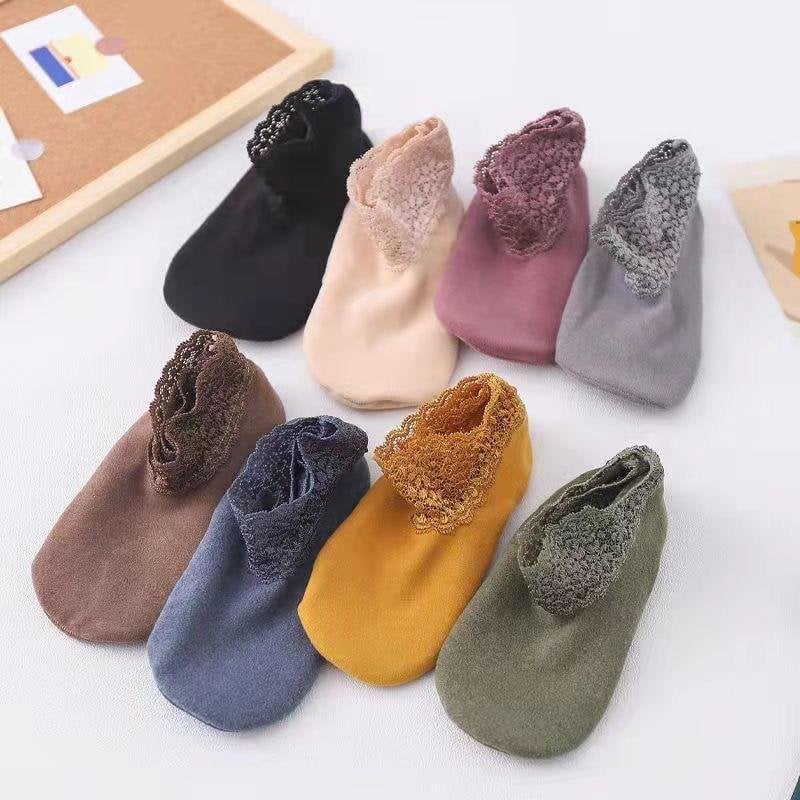 (🎅EARLY CHRISTMAS SALE - 48% OFF) New Fashion Lace Warmer Socks(One size fit all)-SLOOSELYK