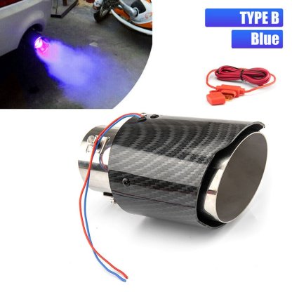 Car fire flame LED exhaust tip-SLOOSELYK