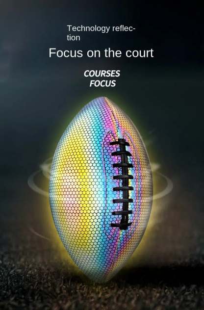 HOLOGRAPHIC GLOWING REFLECTIVE FOOTBALL-SLOOSELYK