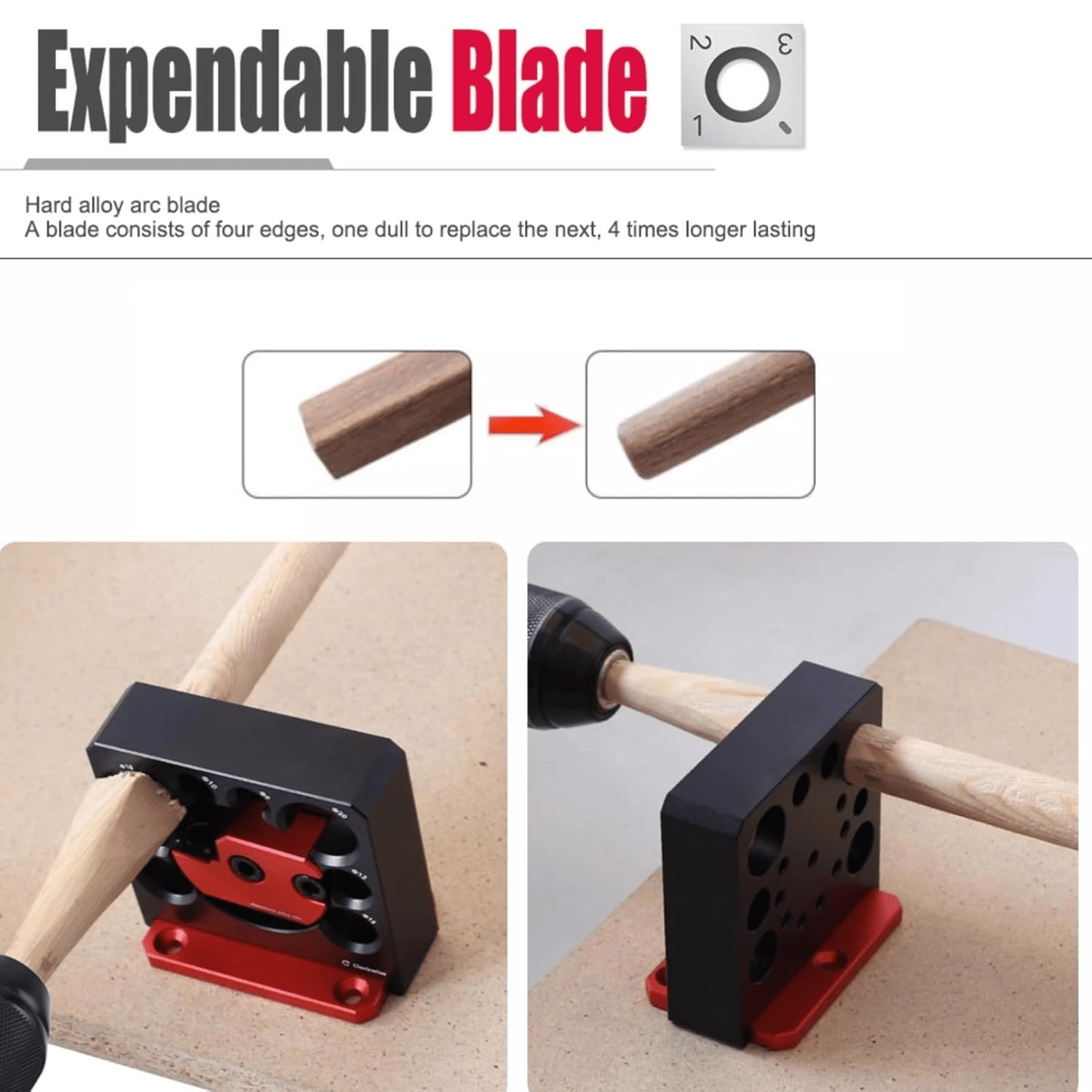 8 Adjustable Hole Jig Kit with Carbide Blade