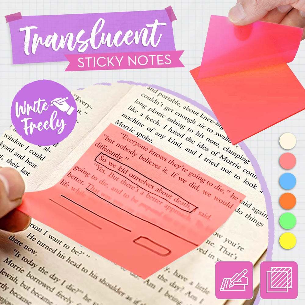 Transparent Sticky Notes-SLOOSELYK