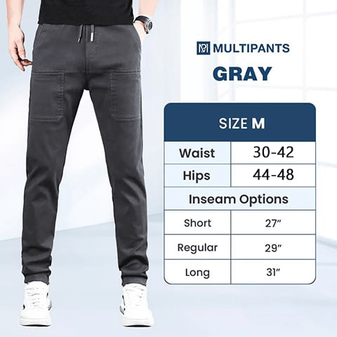 MultiPants – Multi-pocket Durable Cargo Pants
