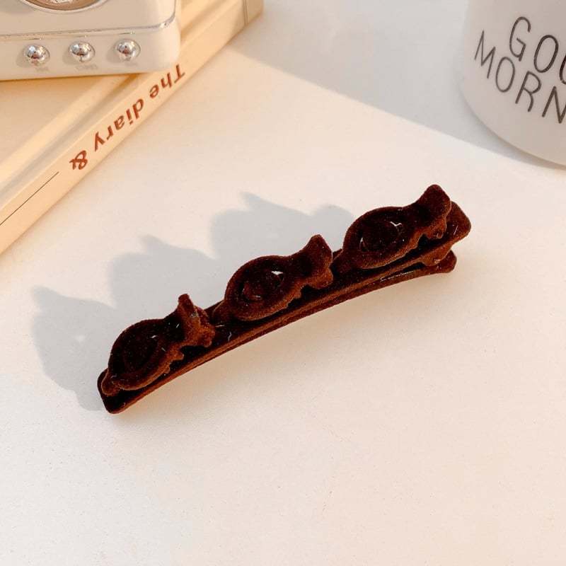 🌸Flocking Braided Hair Clip-SLOOSELYK