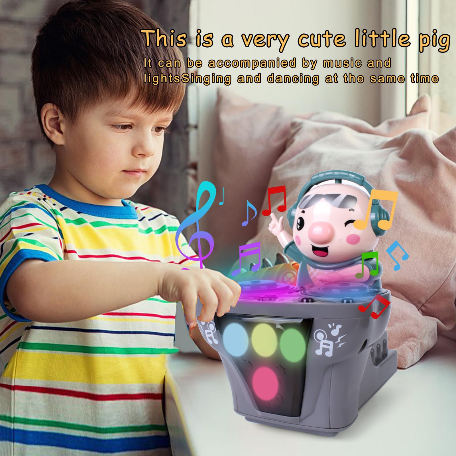 🔥49% OFF🎁-DJ Swinging Piggy Toy