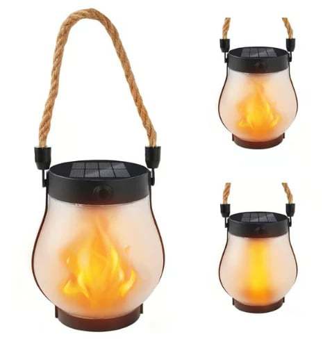 🔥🔥Dancing flame Solar Lantern Outdoor Lights